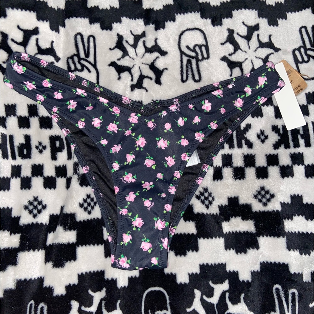 Victoria Secret Black swim bottom.
